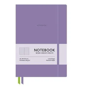 Zápisník Shkolyaryk Genius - tvrdé desky A5, linkovaný, fialový